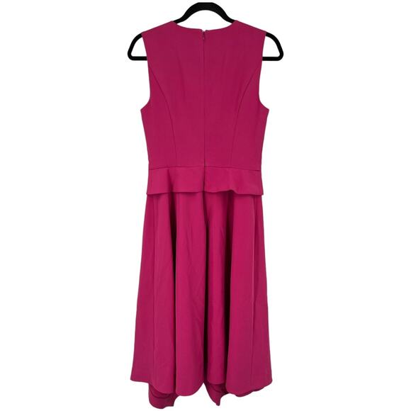 Kay Unger dress Rosemary midi pink size 4 - Picture 4 of 7